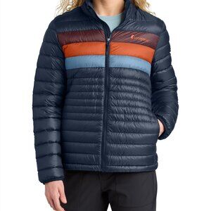 COTOPAXI Women’s Fuego Down jacket. Size: S.  Color:  Navy, Maritime/ Mulberry